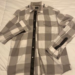 Men’s “M” Armani Exchange Checkered Shirt